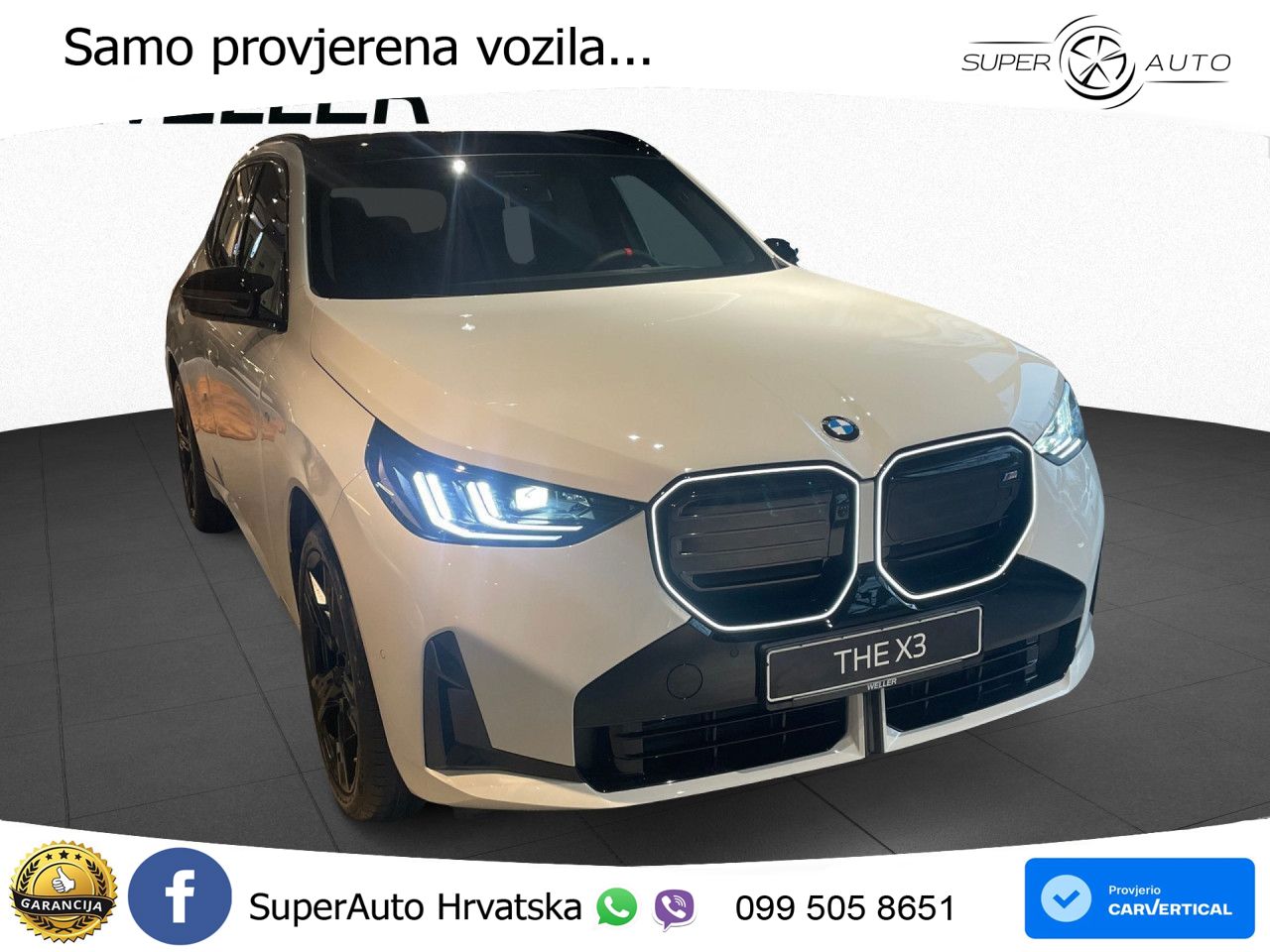 BMW X3 M50 xDrive Steptronic ACC+GR SJED+360+PANO