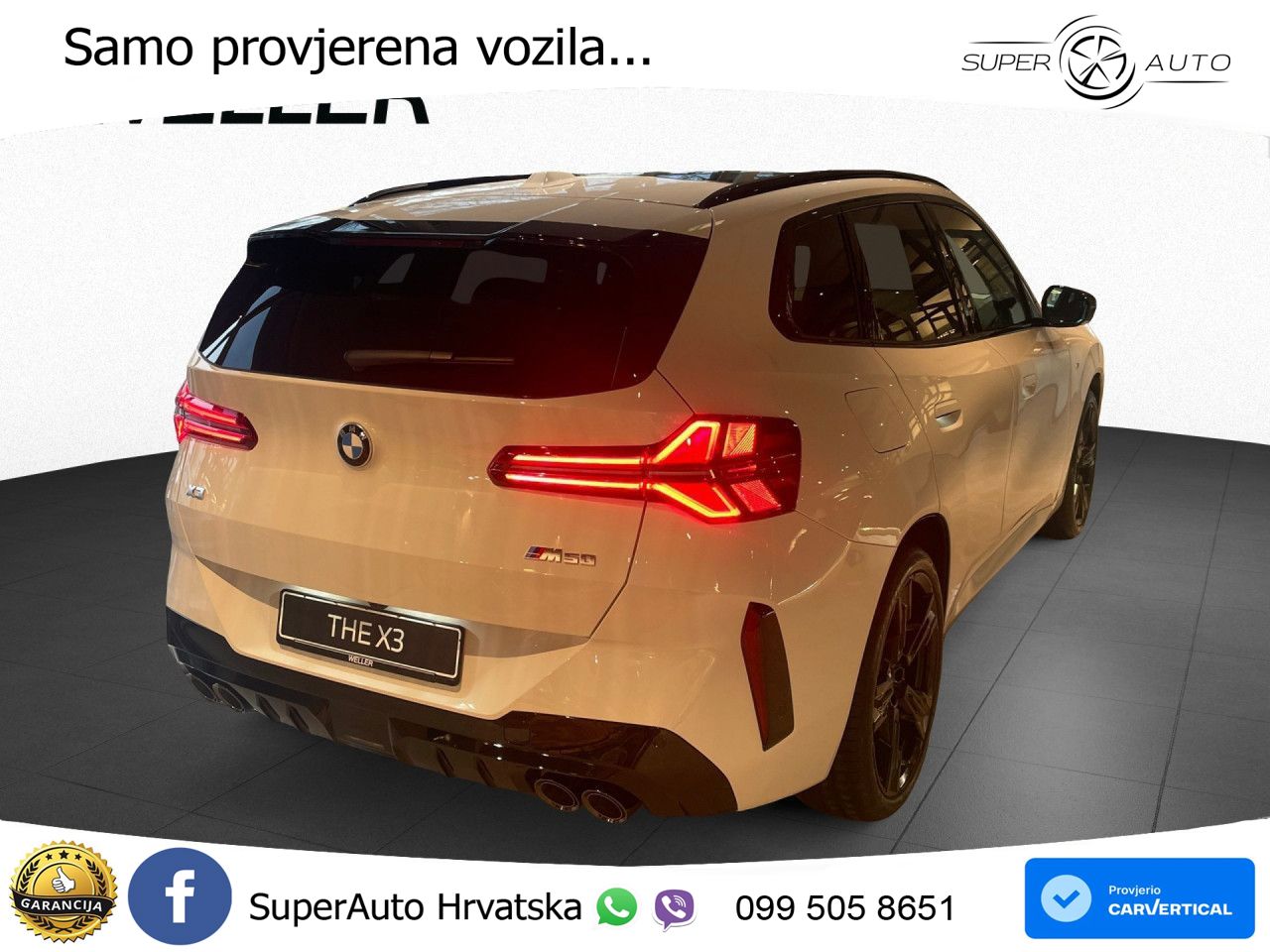 BMW X3 M50 xDrive Steptronic ACC+GR SJED+360+PANO