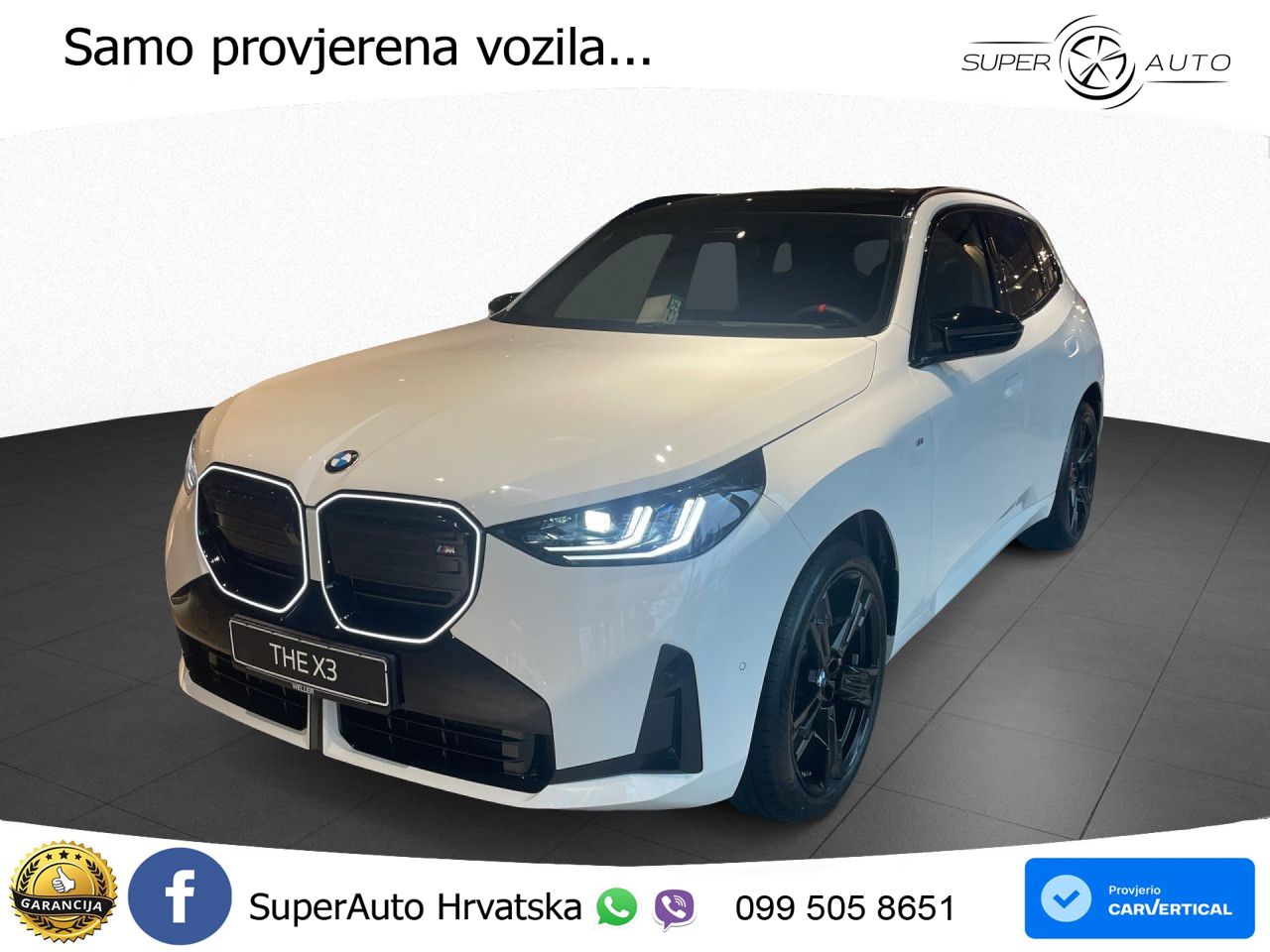 BMW X3 M50 xDrive Steptronic ACC+GR SJED+360+PANO