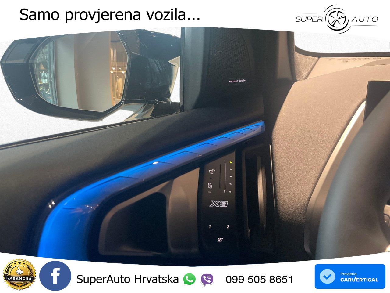 BMW X3 M50 xDrive Steptronic ACC+GR SJED+360+PANO