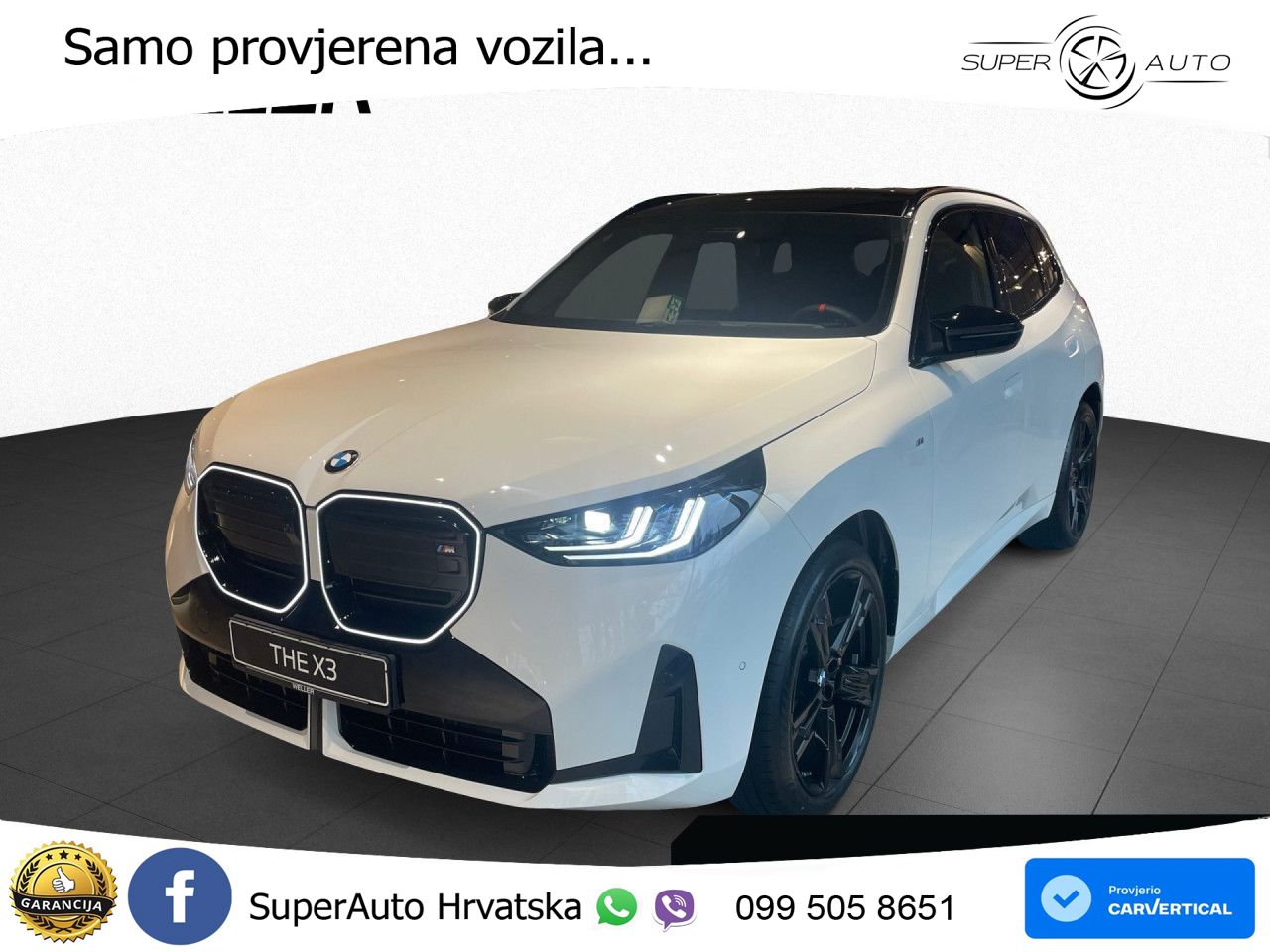 BMW X3 M50 xDrive Steptronic ACC+GR SJED+360+PANO