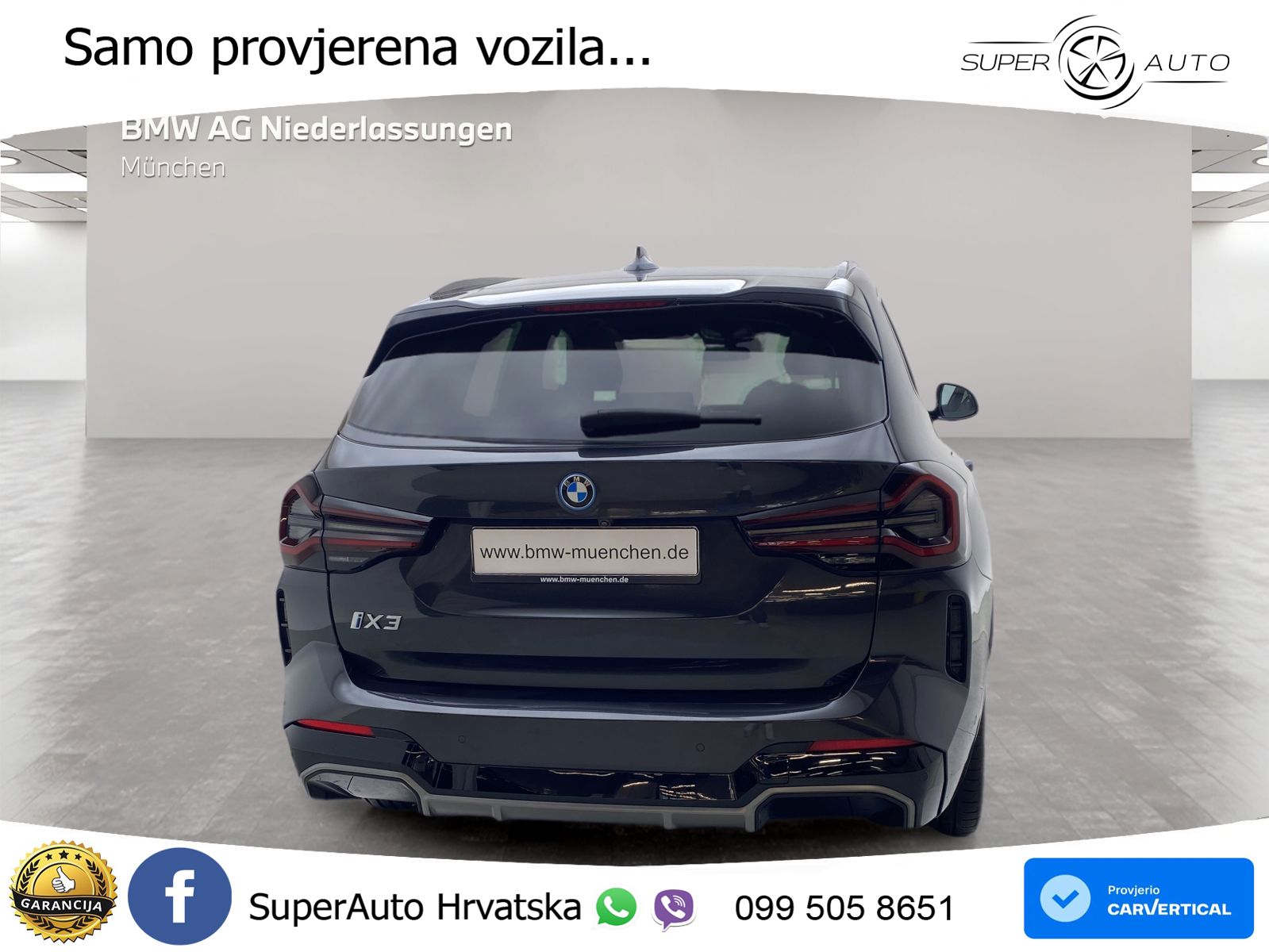 BMW iX3 80 kWh (286 KS) M Sport