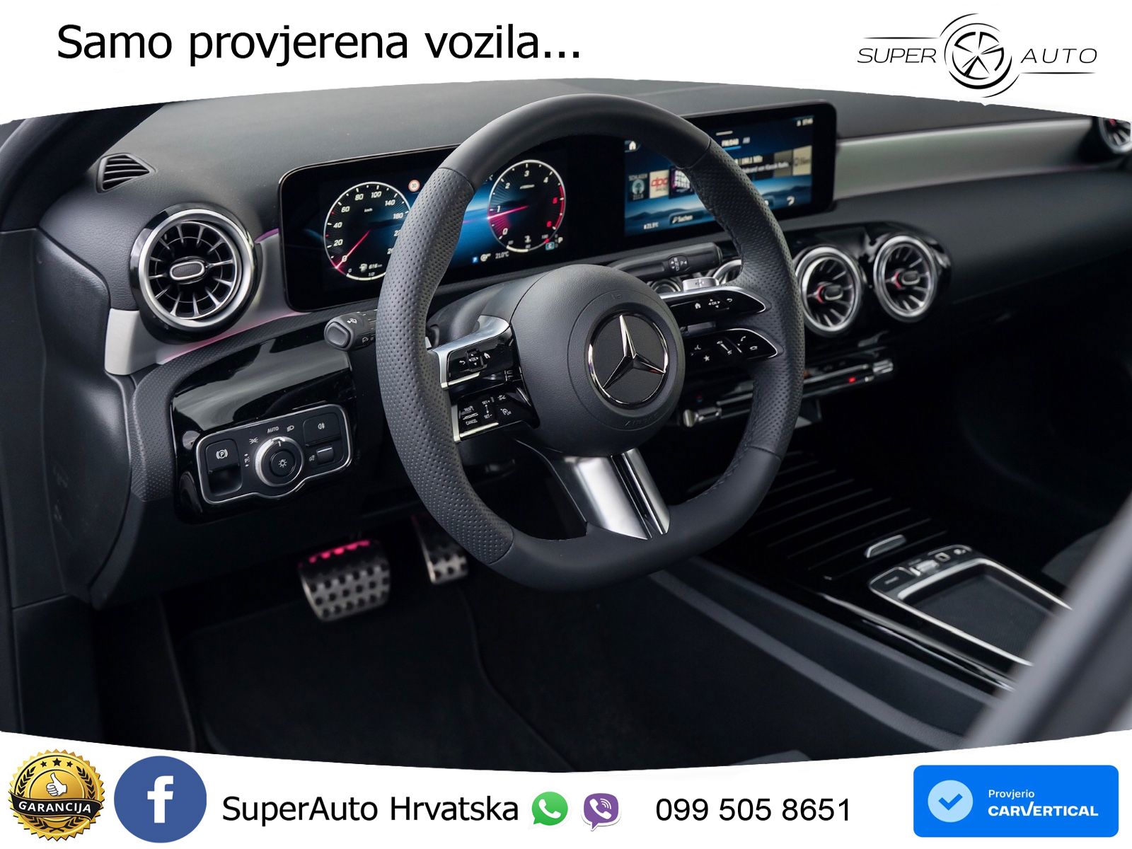 Mercedes-Benz A 180d 8G-DCT AMG LED+GR SJED+ACC