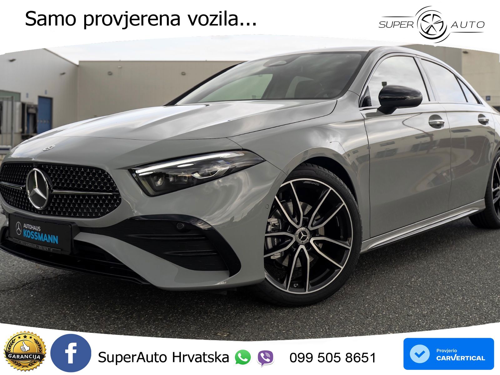 Mercedes-Benz A 180d 8G-DCT AMG LED+GR SJED+ACC