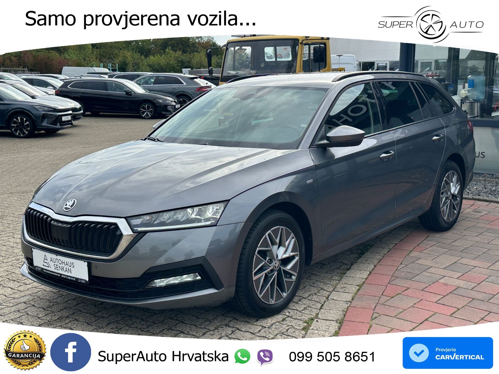 Škoda Octavia Combi 2.0 TDI (150 KS) DSG LED+GR SJED+ACC