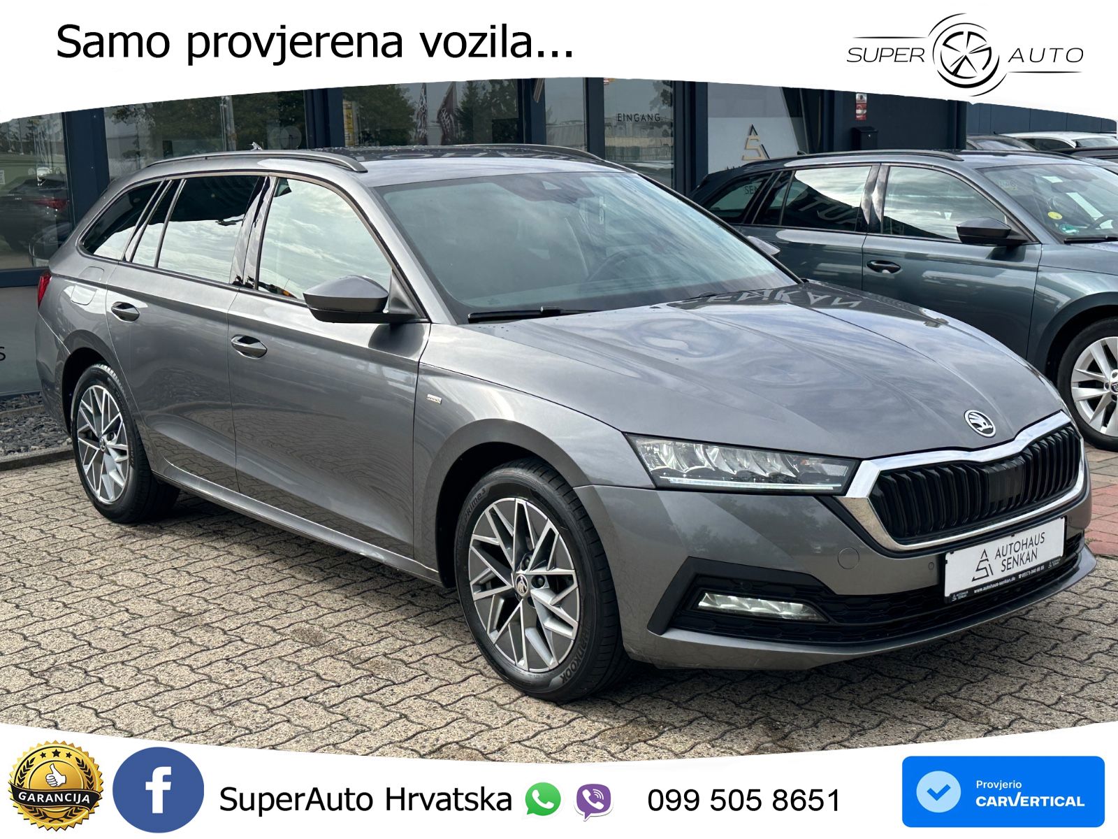 Škoda Octavia Combi 2.0 TDI (150 KS) DSG LED+GR SJED+ACC
