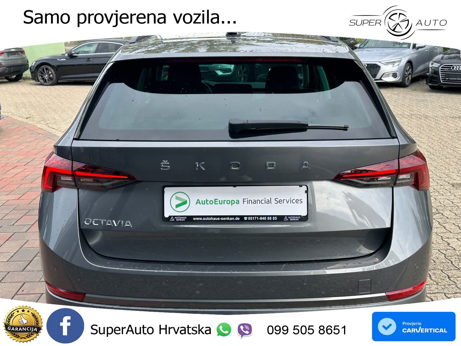 Škoda Octavia Combi 2.0 TDI (150 KS) DSG LED+GR SJED+ACC