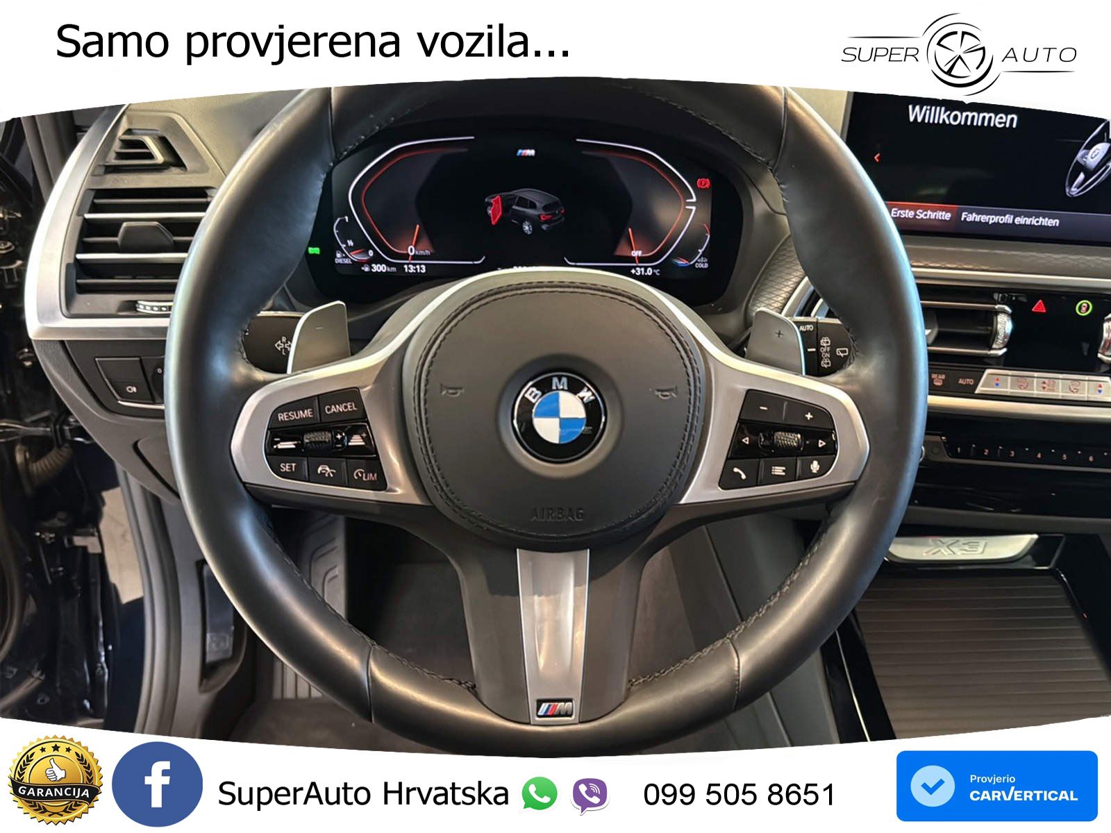BMW X3 20d xDrive Steptronic M Sport LED+GR SJED+ACC
