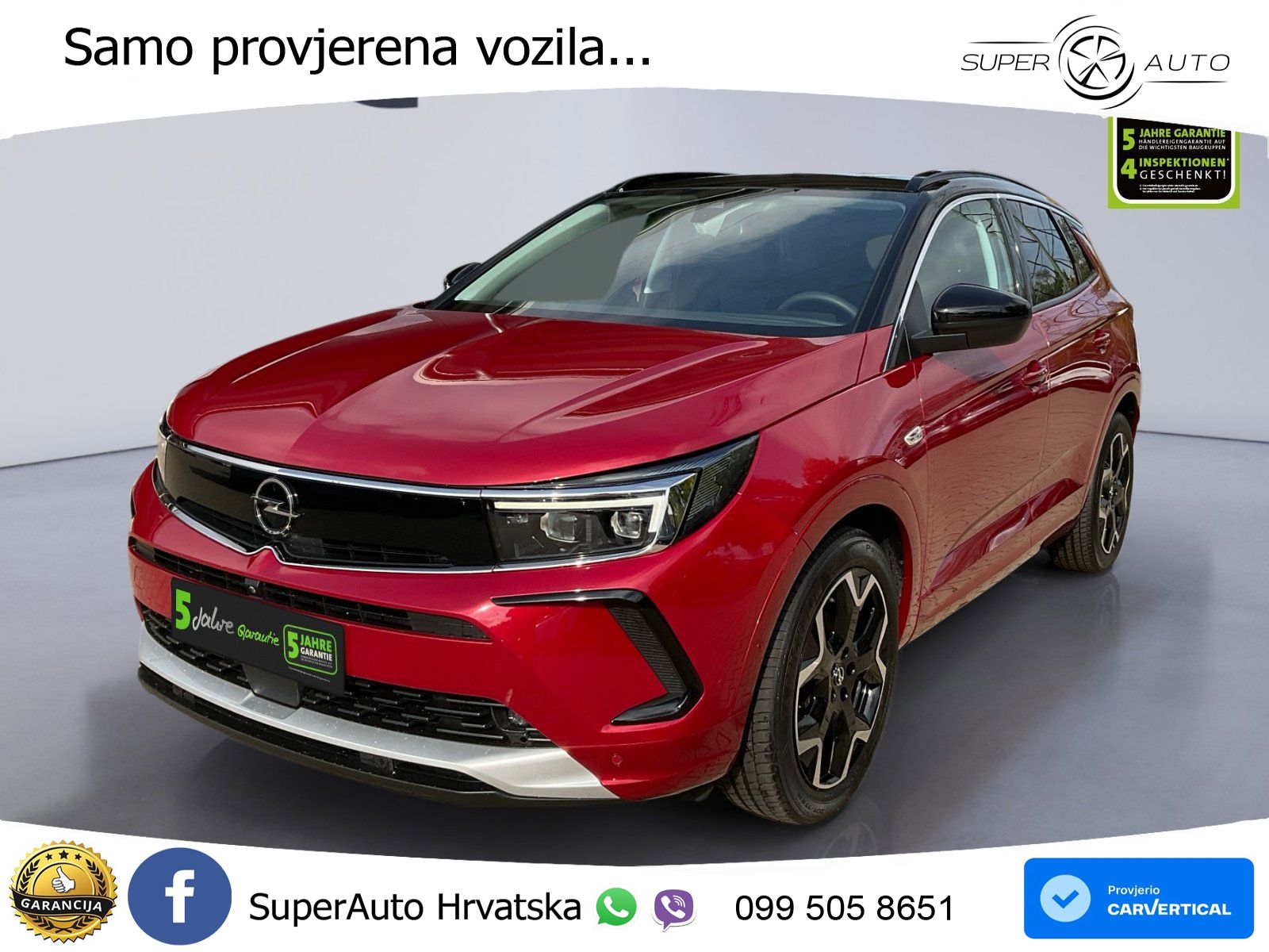 Opel Grandland 1.2i Turbo (130 KS) Automatic Ultimate LED+GR SJED+ACC