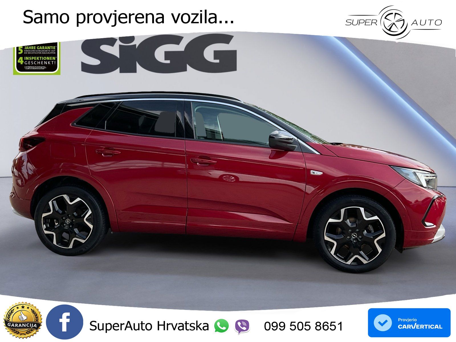Opel Grandland 1.2i Turbo (130 KS) Automatic Ultimate LED+GR SJED+ACC