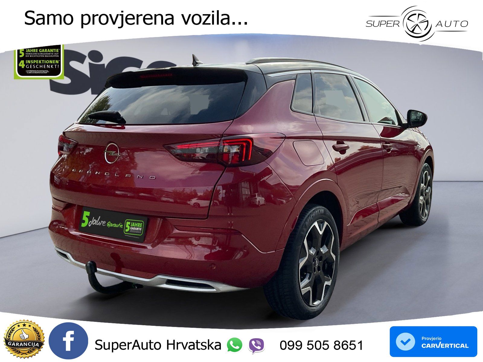 Opel Grandland 1.2i Turbo (130 KS) Automatic Ultimate LED+GR SJED+ACC