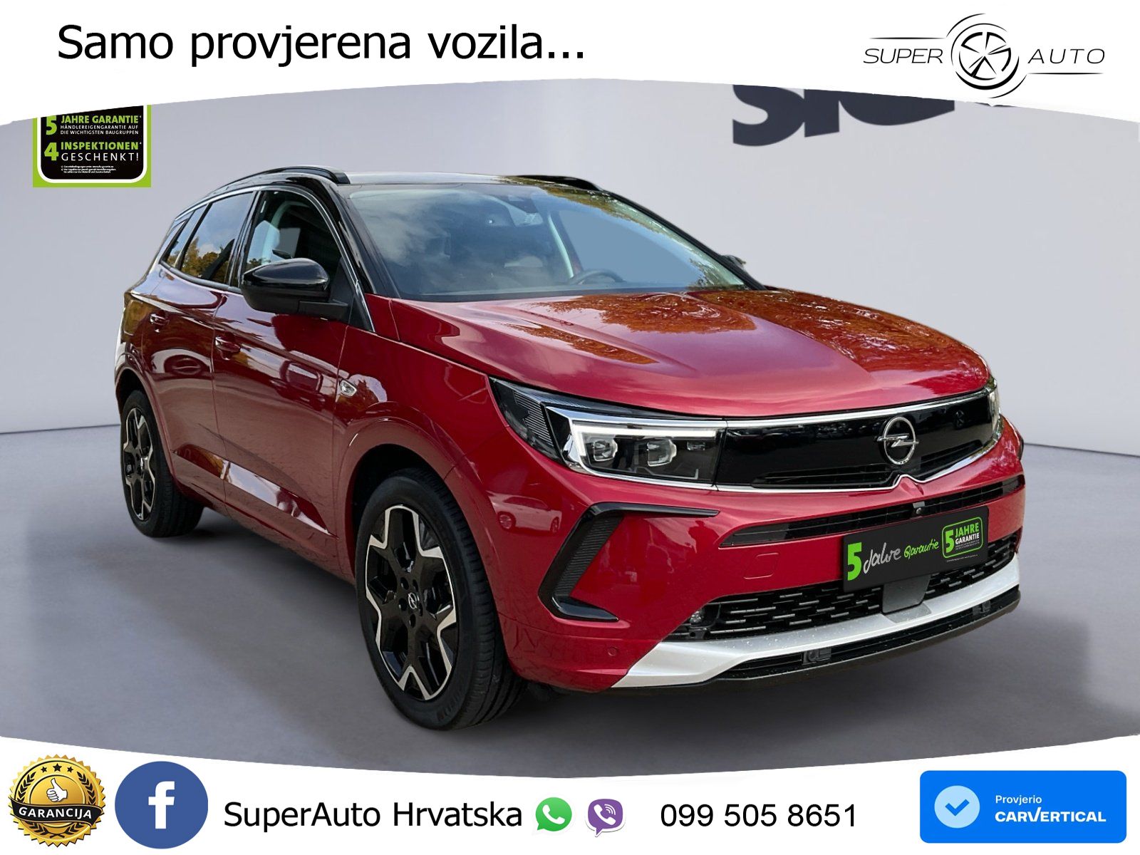 Opel Grandland 1.2i Turbo (130 KS) Automatic Ultimate LED+GR SJED+ACC