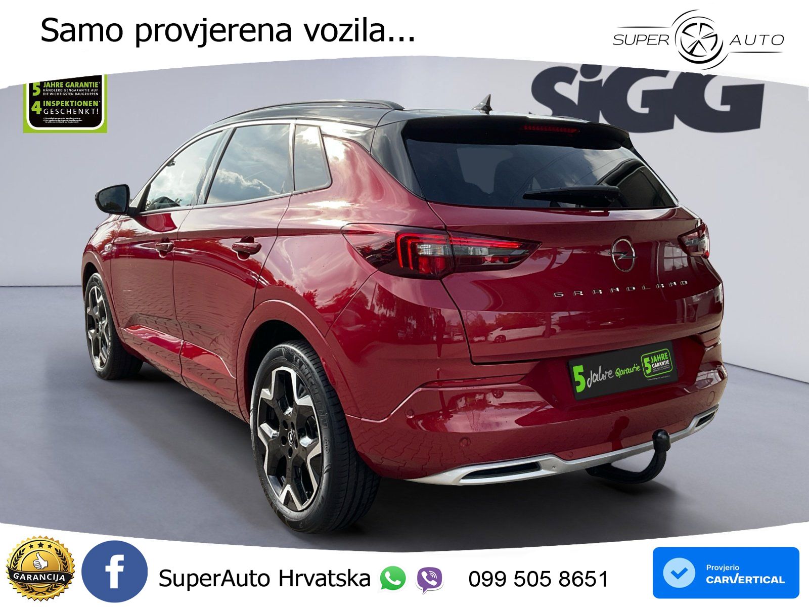 Opel Grandland 1.2i Turbo (130 KS) Automatic Ultimate LED+GR SJED+ACC