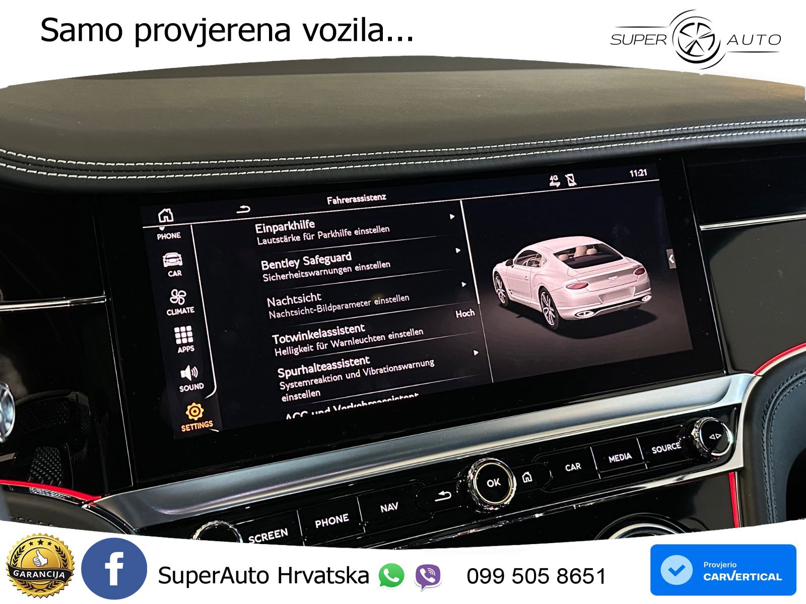 Bentley Continental GT III 4.0 V8 (550 KS) AWD Automatic LED+GR SJED+ACC