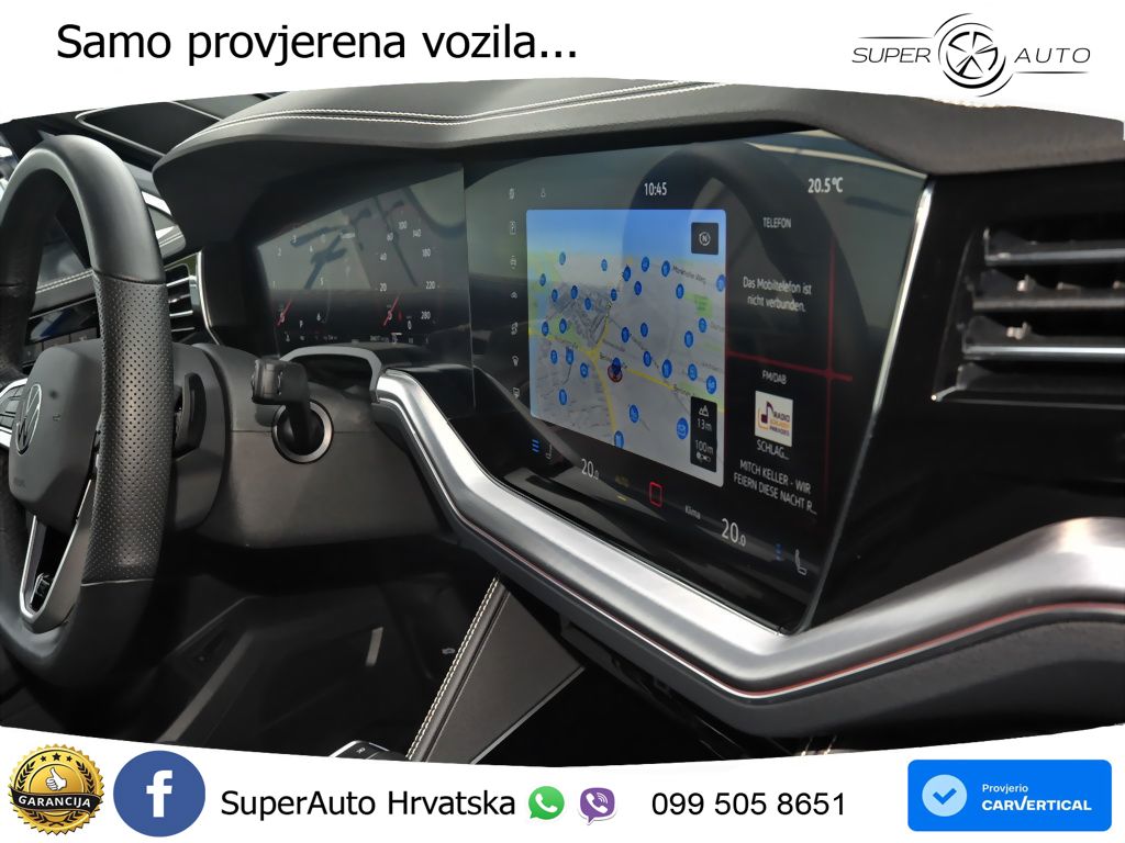 Volkswagen Touareg 3.0 V6 TDI (286 KS) 4MOTION Tiptronic ZRAČNI+ACC+GR SJED+KAM+PANO