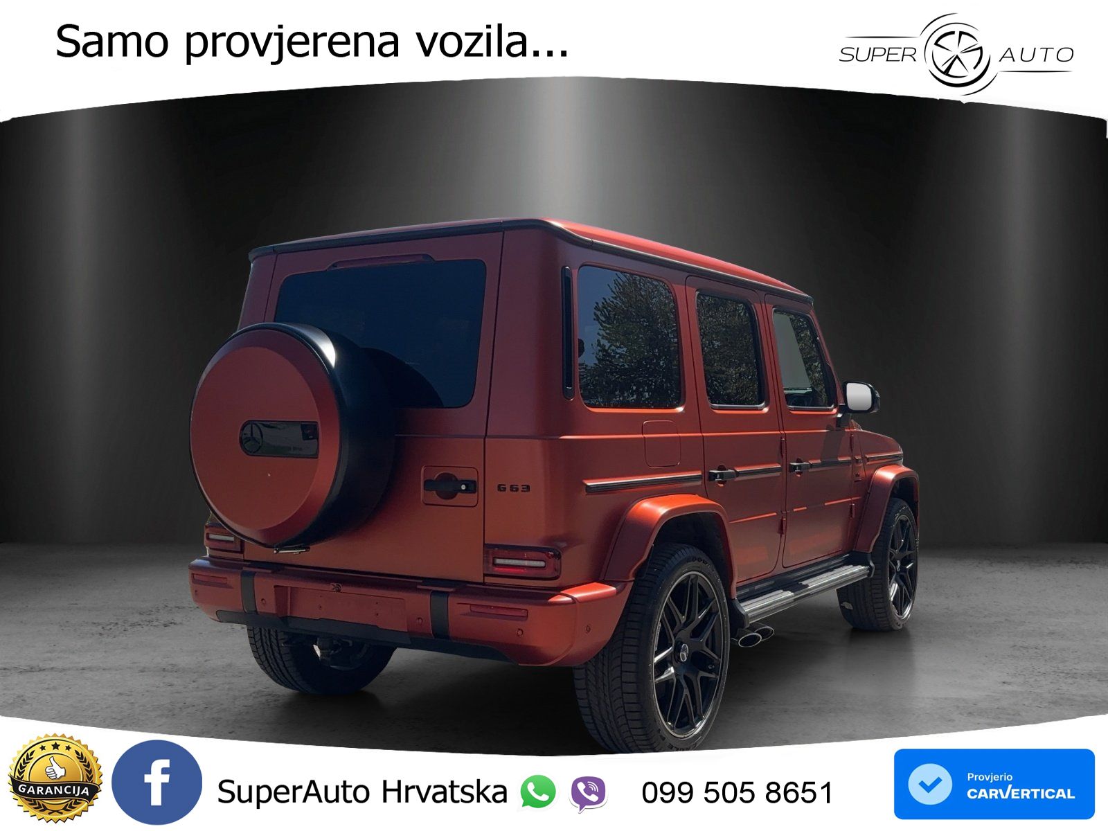 Mercedes AMG G 63 Long V8 (585 KS) 4MATIC 9G-TRONIC AMG SPEEDSHIFT TCT Superior ACC+GR SJED+360+PANO
