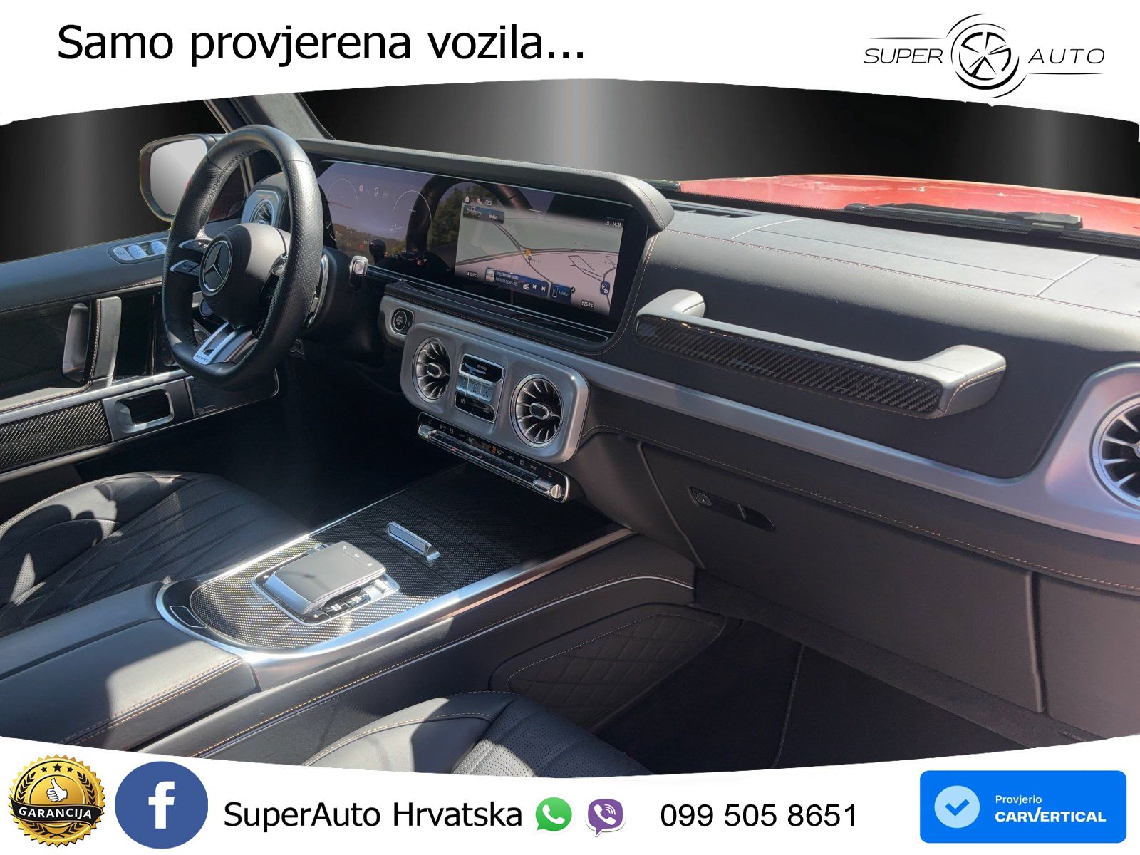 Mercedes AMG G 63 Long V8 (585 KS) 4MATIC 9G-TRONIC AMG SPEEDSHIFT TCT Superior ACC+GR SJED+360+PANO
