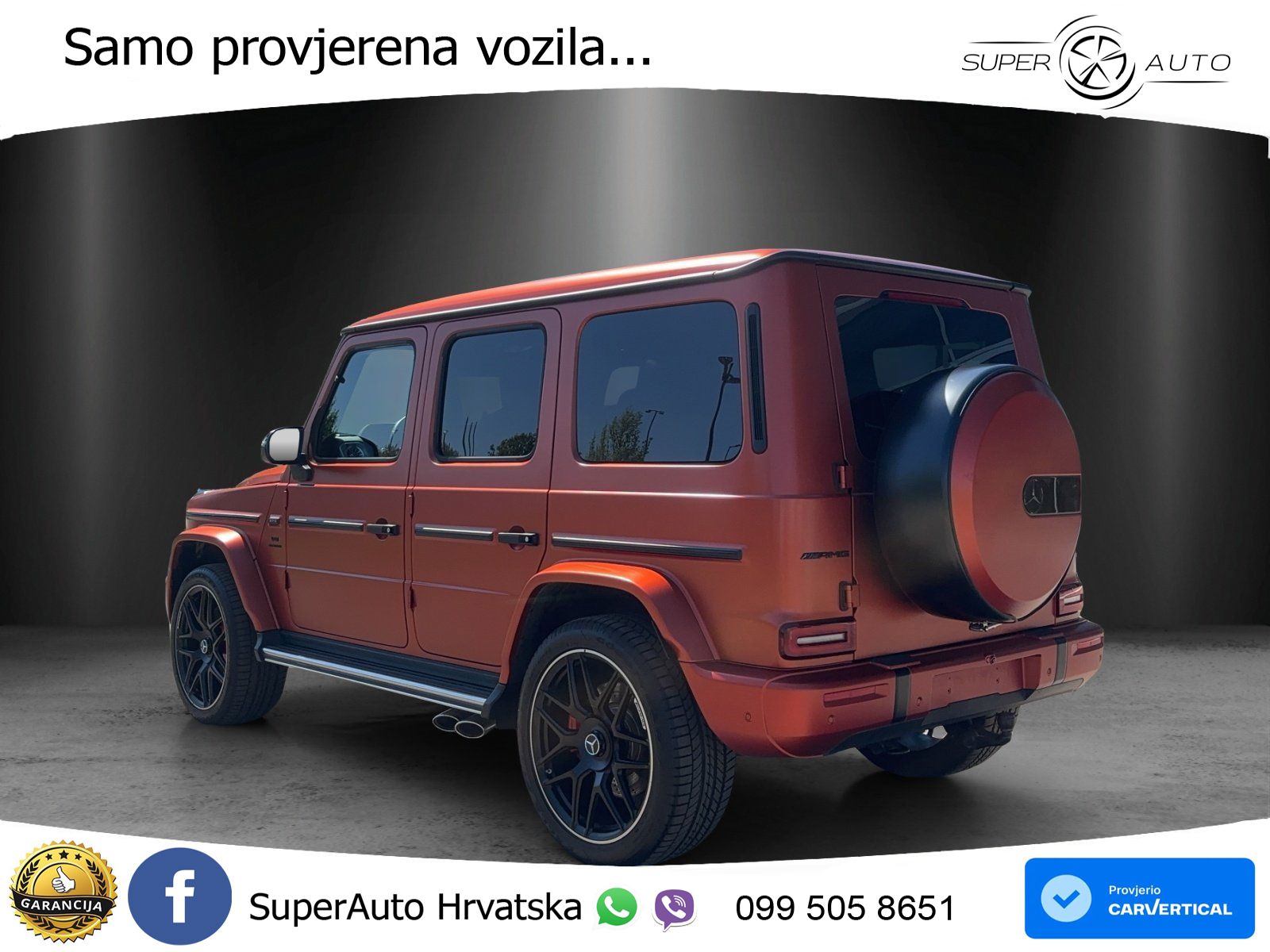 Mercedes AMG G 63 Long V8 (585 KS) 4MATIC 9G-TRONIC AMG SPEEDSHIFT TCT Superior ACC+GR SJED+360+PANO