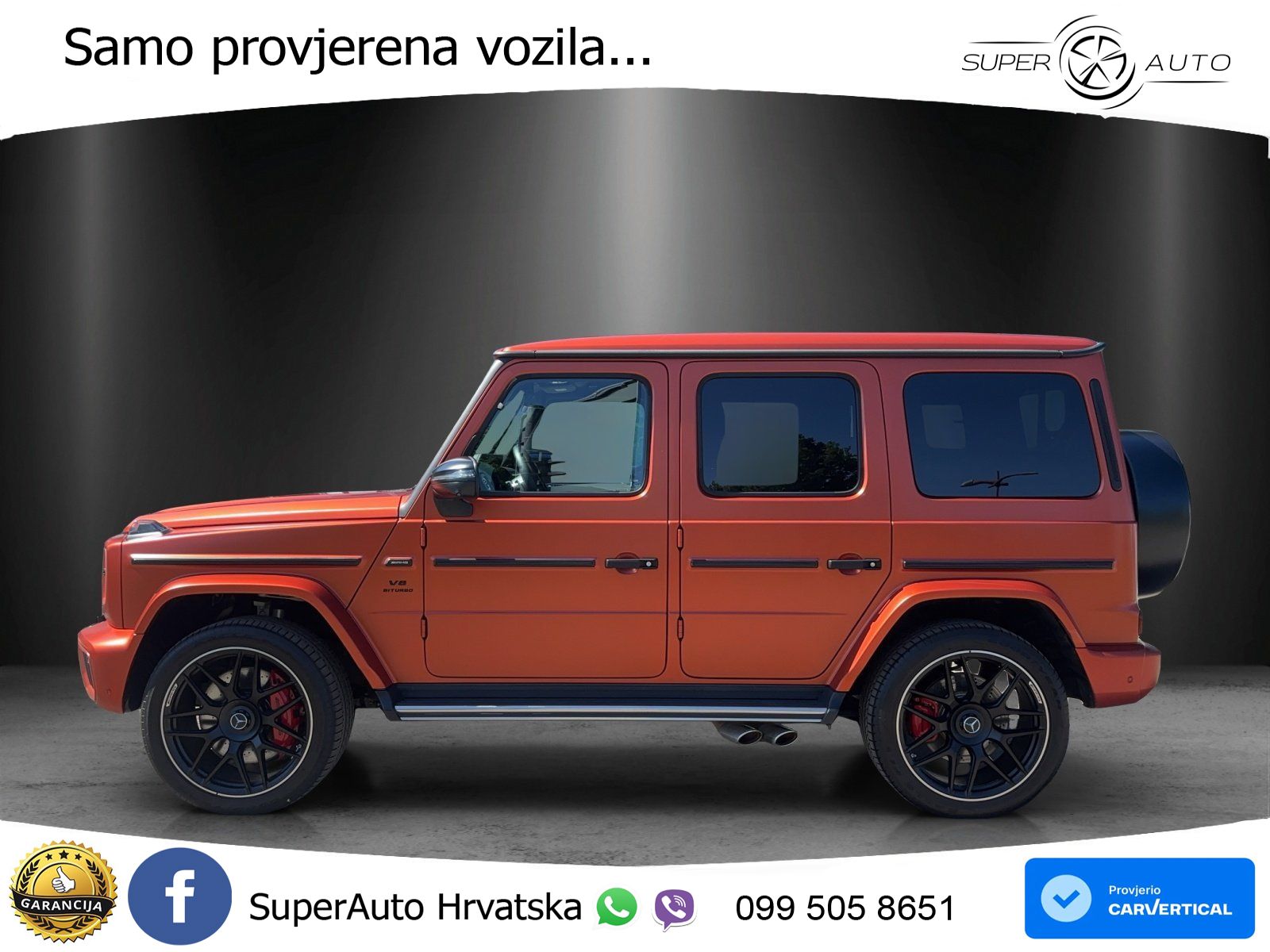 Mercedes AMG G 63 Long V8 (585 KS) 4MATIC 9G-TRONIC AMG SPEEDSHIFT TCT Superior ACC+GR SJED+360+PANO