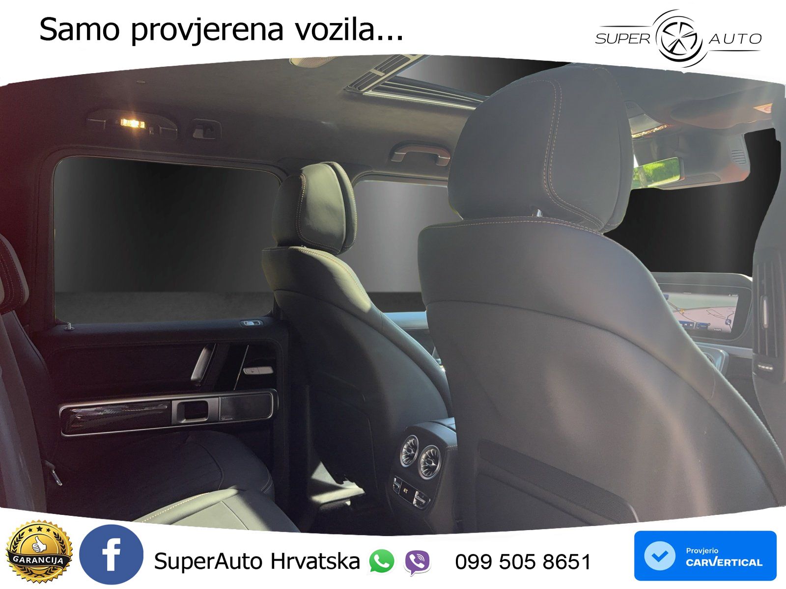 Mercedes AMG G 63 Long V8 (585 KS) 4MATIC 9G-TRONIC AMG SPEEDSHIFT TCT Superior ACC+GR SJED+360+PANO