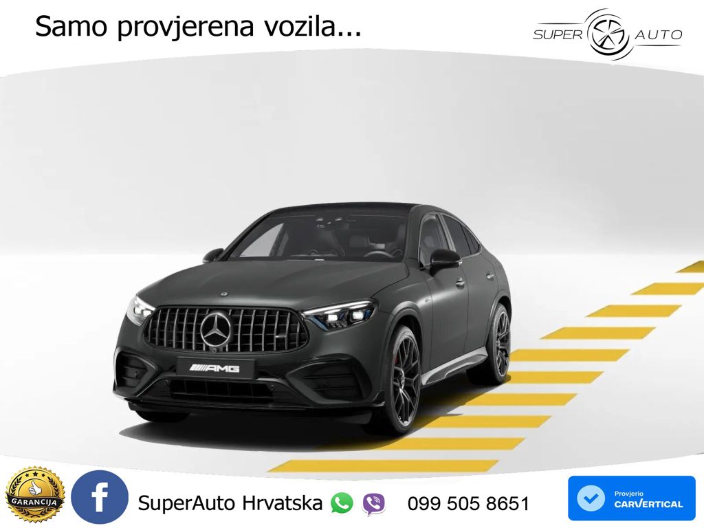 Mercedes GLC Coupe AMG 63 S E PERFORMANCE (680 KS) 4MATIC AMG SPEEDSHIFT MCT 9G ACC+HEAD+GR SJED+360+PANO