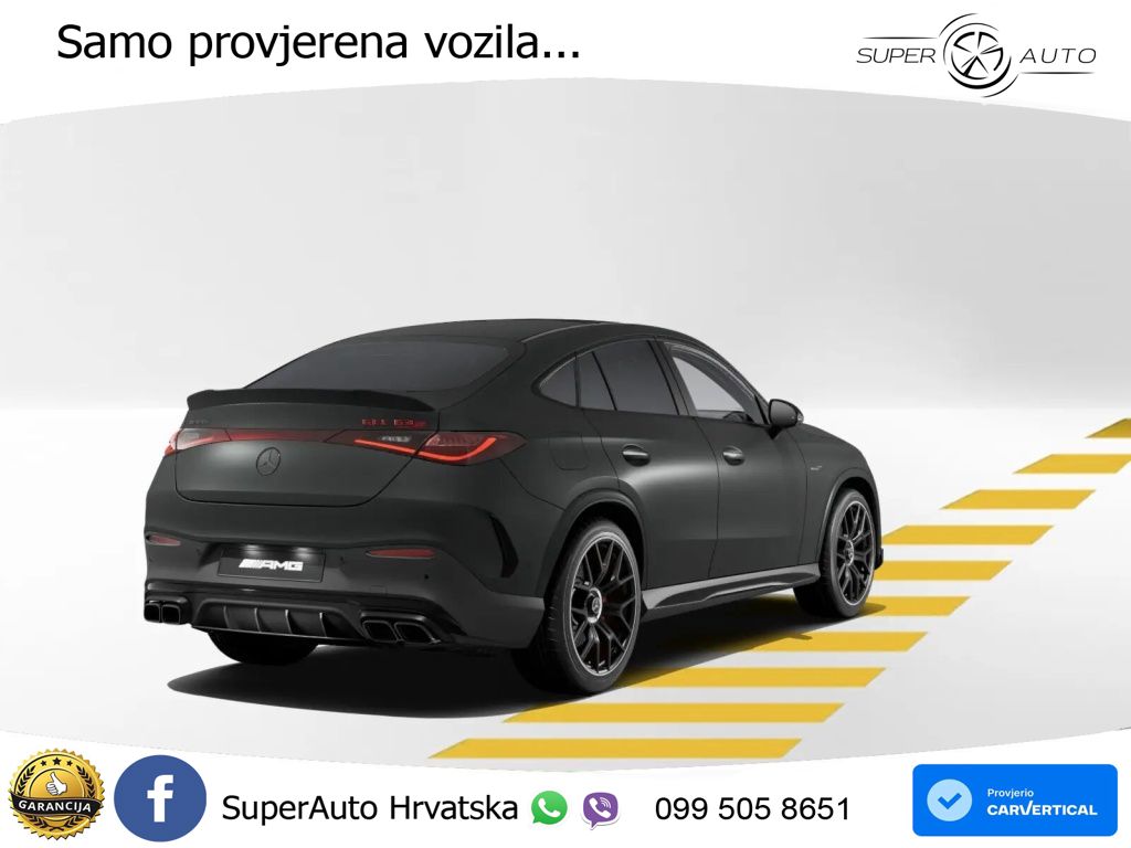Mercedes GLC Coupe AMG 63 S E PERFORMANCE (680 KS) 4MATIC AMG SPEEDSHIFT MCT 9G ACC+HEAD+GR SJED+360+PANO