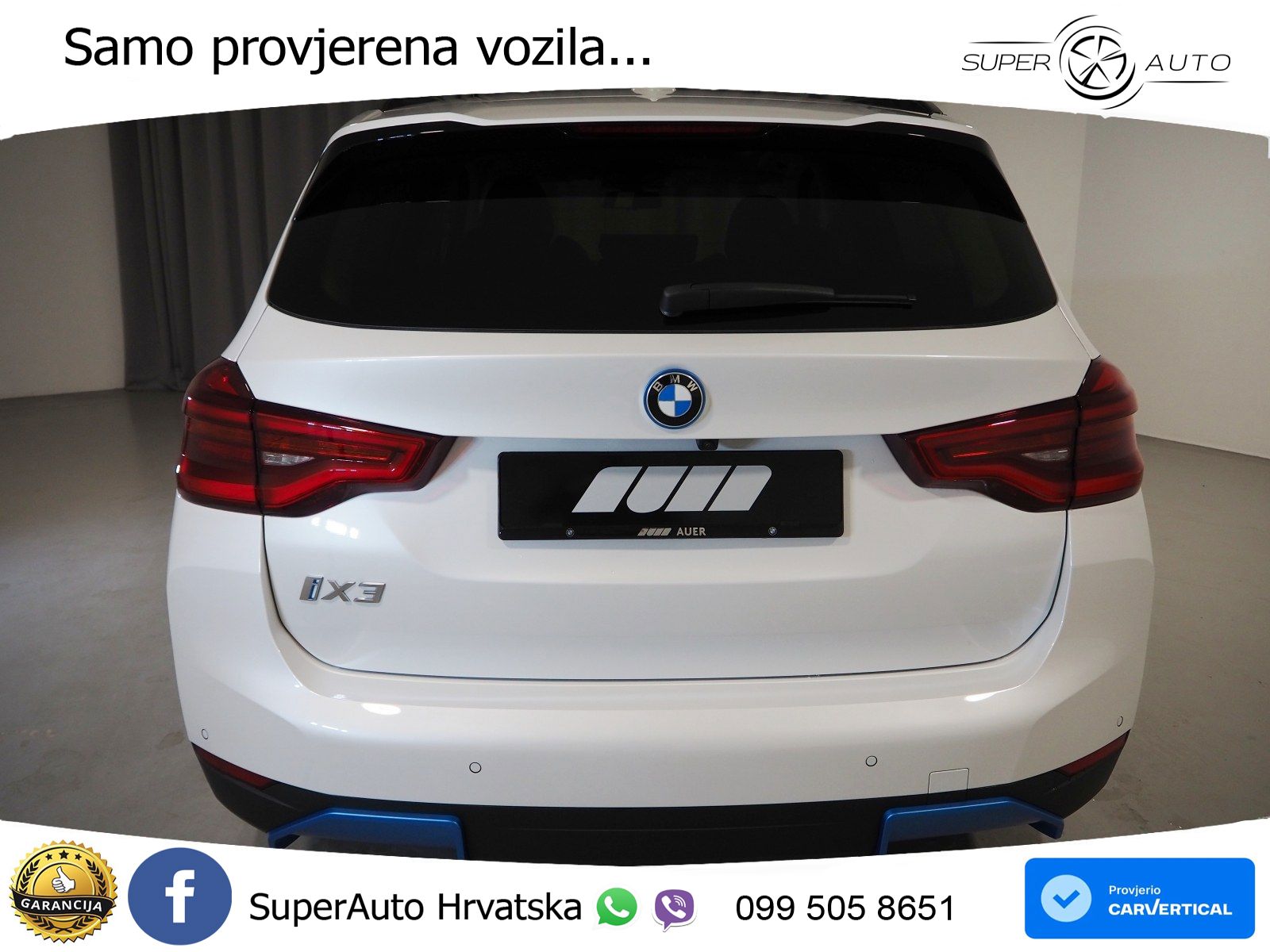 BMW iX3 80 kWh (286 KS)