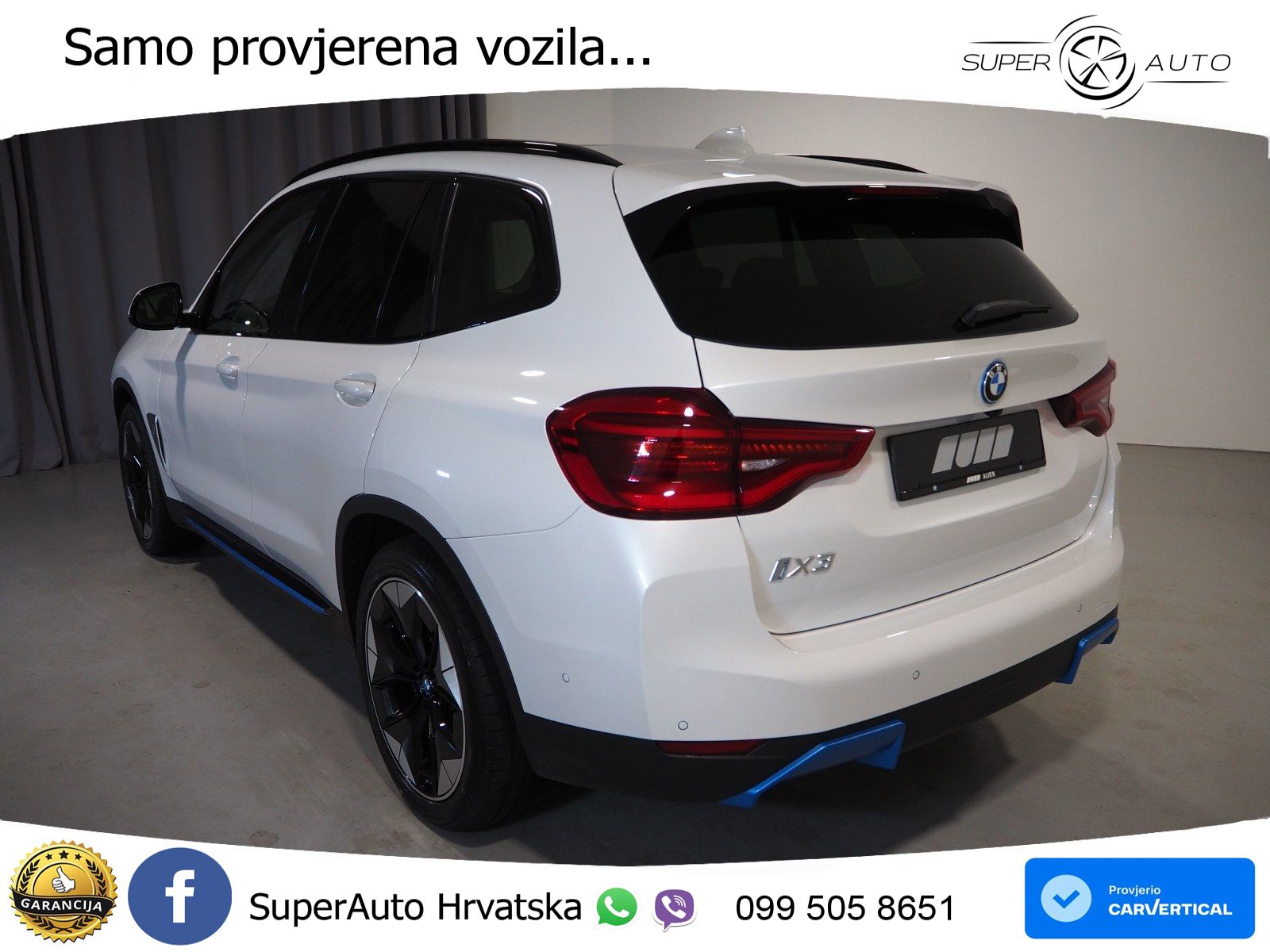 BMW iX3 80 kWh (286 KS)