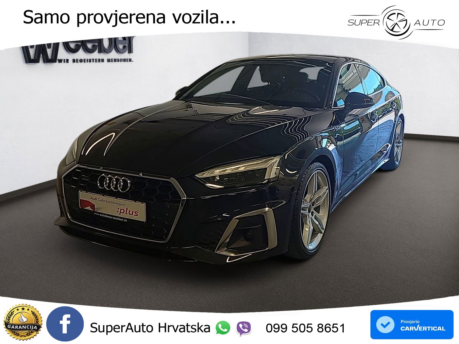 Audi A5 Sportback  40 TFSI (204 KS) quattro S tronic S line MATRIX+GR SJED+KAM