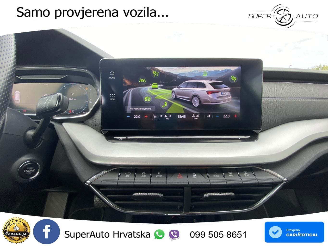 Škoda Octavia Combi 2.0 TDI (150 KS) DSG MATRIX+GR SJED+KAM