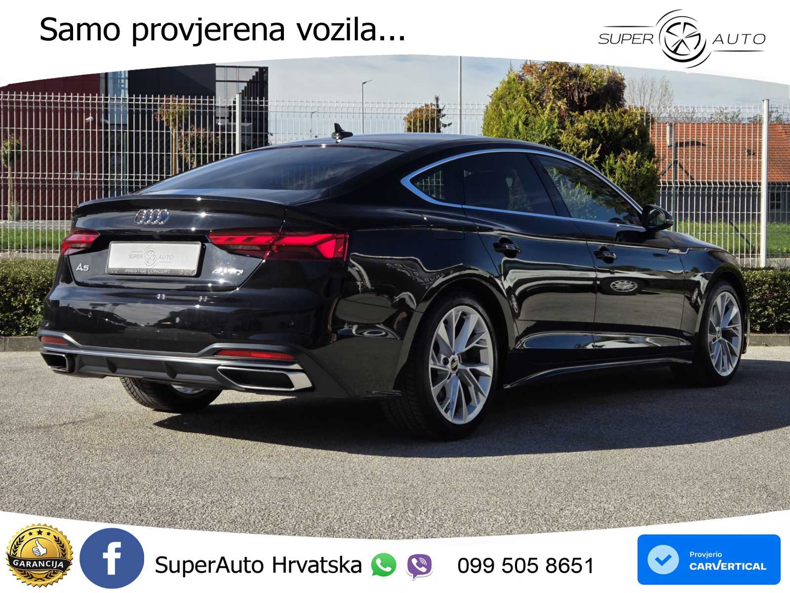 Audi A5 Sportback 40 TDI (204 KS) S tronic REG 04/27 LED+GR SJED+ACC