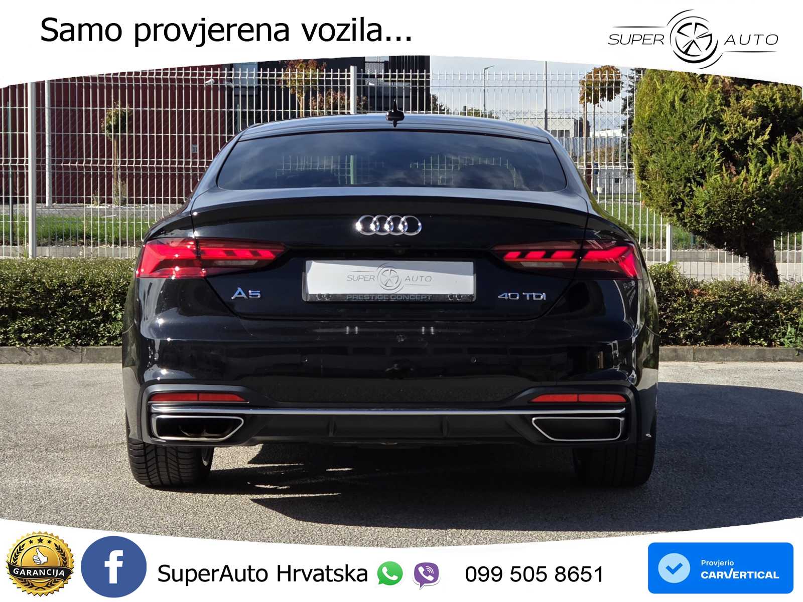 Audi A5 Sportback 40 TDI (204 KS) S tronic REG 04/27 LED+GR SJED+ACC