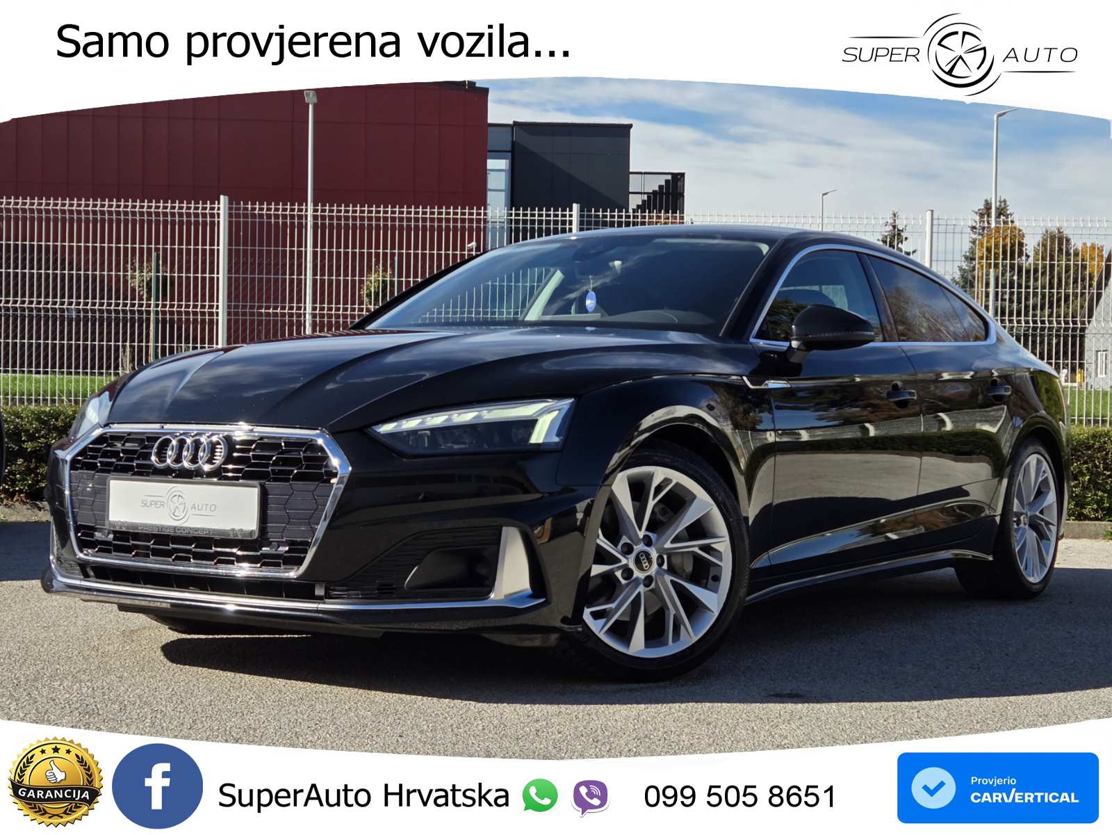 Audi A5 Sportback 40 TDI (204 KS) S tronic REG 04/27 LED+GR SJED+ACC