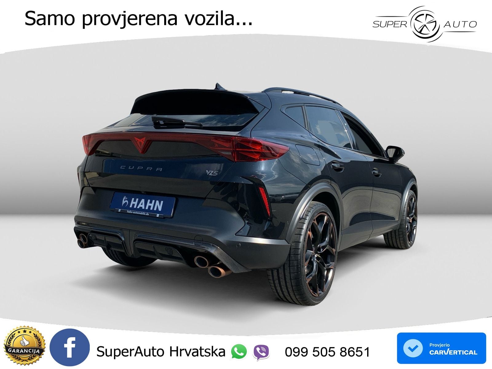 Cupra Formentor VZ5 2.5 TSI (390 KS) 4Drive DSG MATRIX+GR SJED+KAM