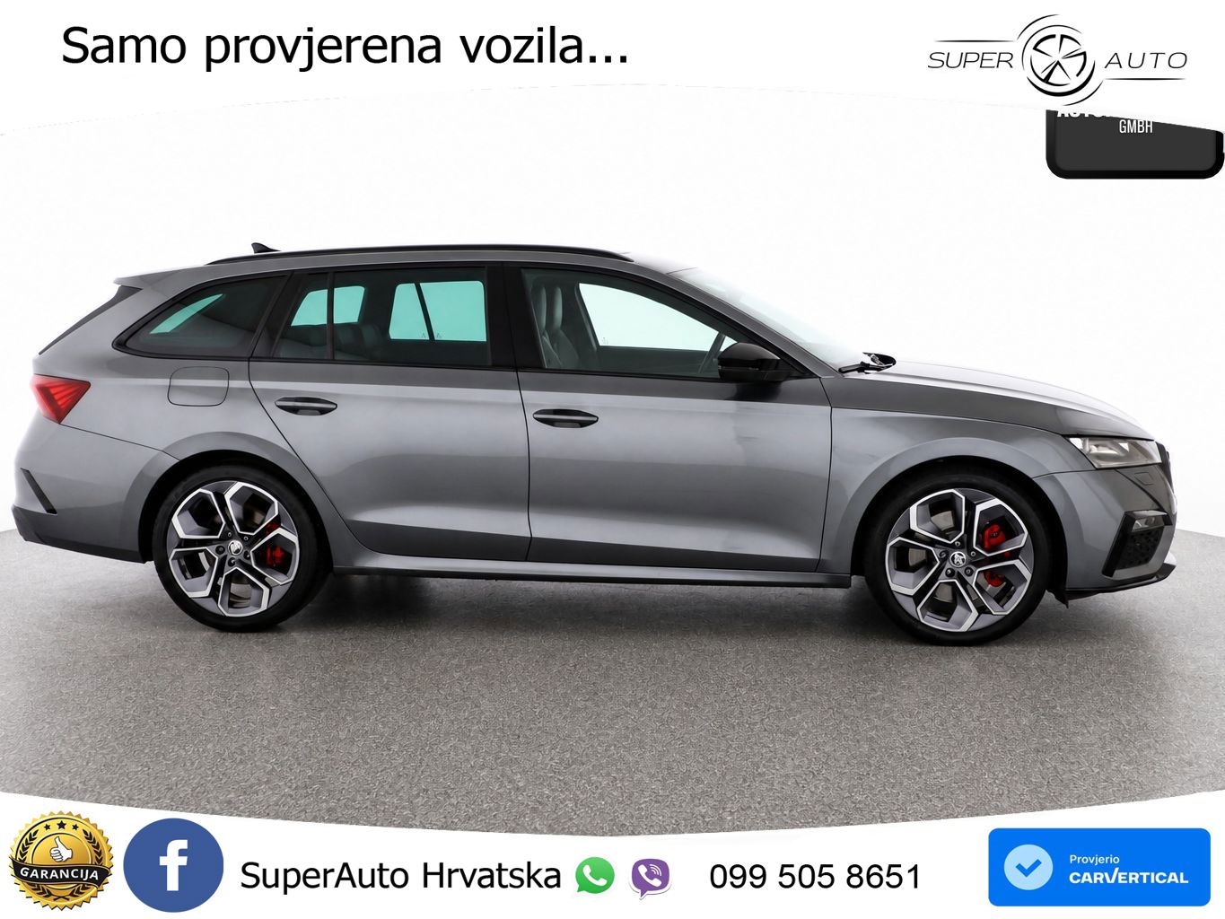 Škoda Octavia Combi RS 2.0 TSI (245 KS) DSG LED+GR SJED+ACC