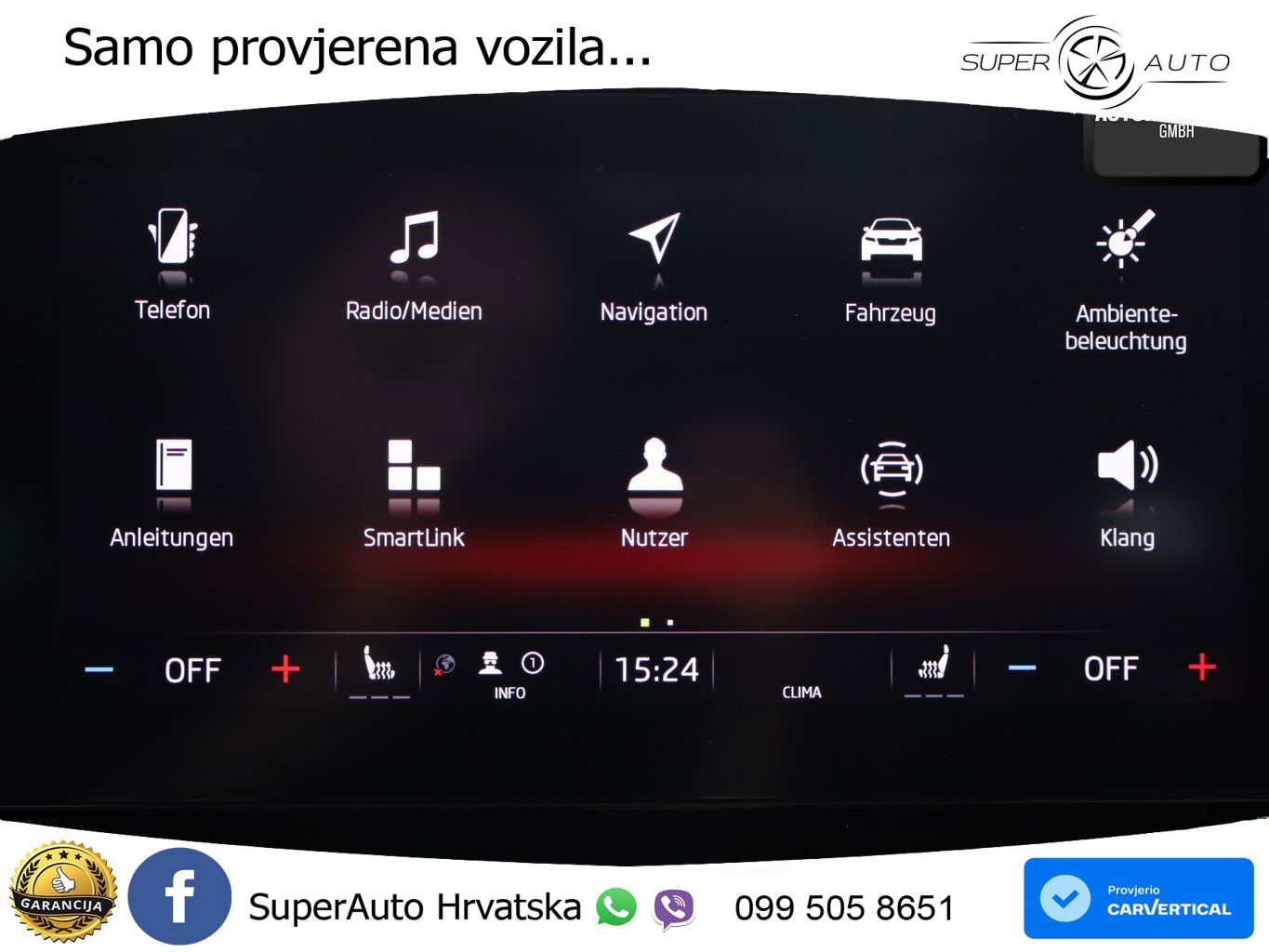 Škoda Octavia Combi RS 2.0 TSI (245 KS) DSG LED+GR SJED+ACC