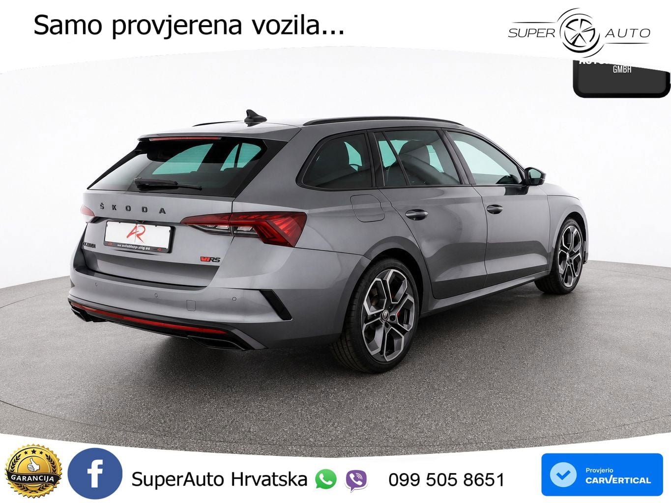 Škoda Octavia Combi RS 2.0 TSI (245 KS) DSG LED+GR SJED+ACC
