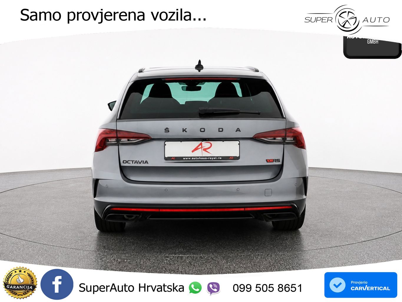 Škoda Octavia Combi RS 2.0 TSI (245 KS) DSG LED+GR SJED+ACC