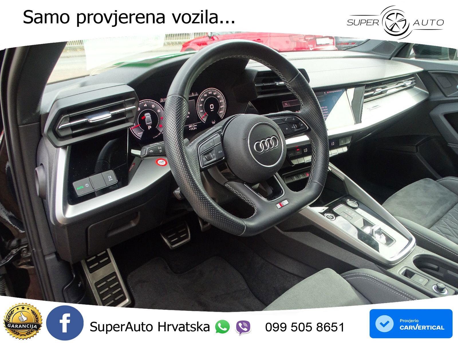 Audi A3 Limuzina 35 TFSI (150 KS) S tronic S line LED+GR SJED+ACC