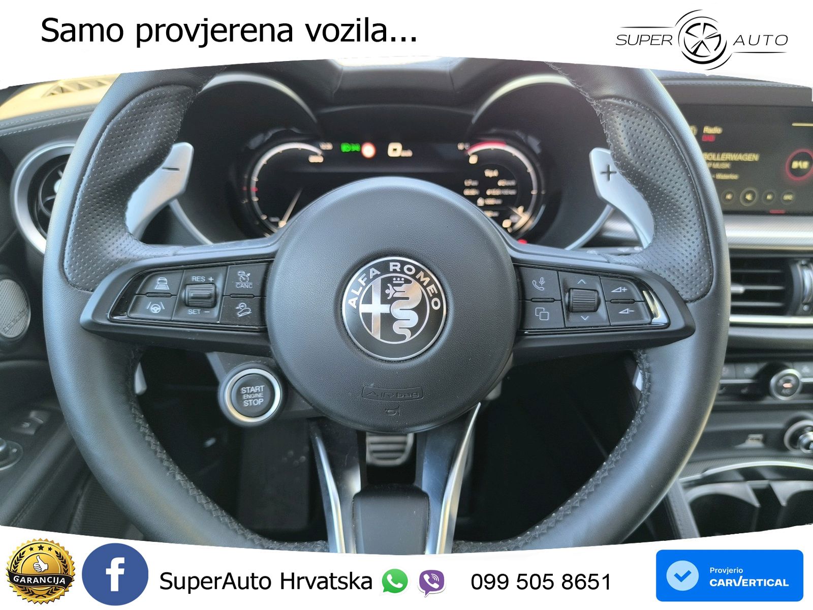 Alfa Romeo Stelvio 2.2 MultiJet II (210 KS) Q4 Automatic LED+GR SJED+ACC