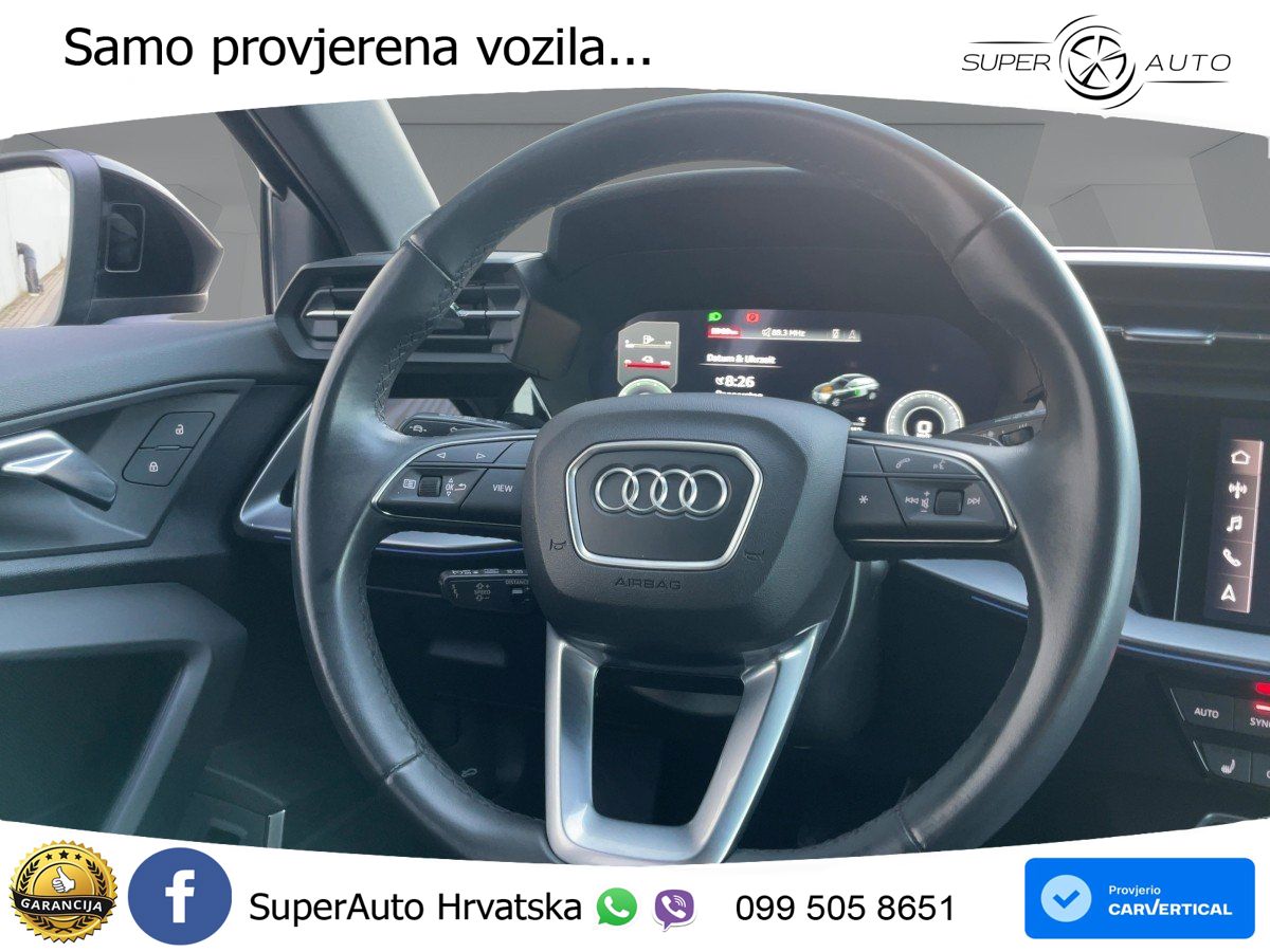 Audi A3 40 TFSIe (204 KS) S tronic advanced LED+GR SJED+ACC