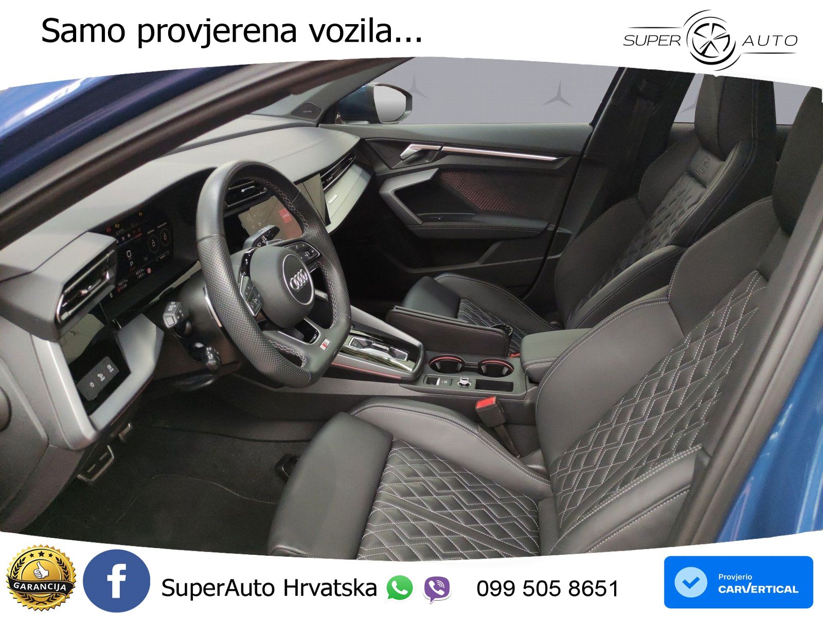 Audi S3 2.0 TFSI (333 KS) quattro S tronic S line MATRIX+GR SJED+KAM