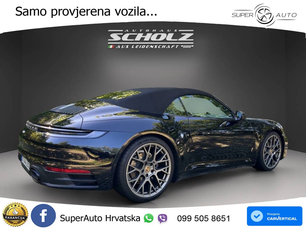 Porsche 911 Carrera 4 Cabriolet 3.0 (385 KS) PDK LED+GR SJED+ACC