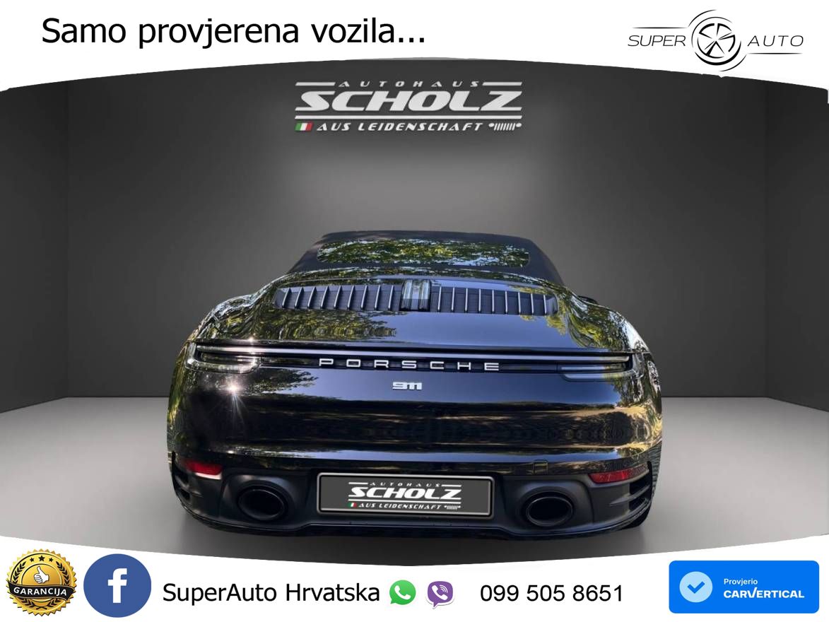 Porsche 911 Carrera 4 Cabriolet 3.0 (385 KS) PDK LED+GR SJED+ACC