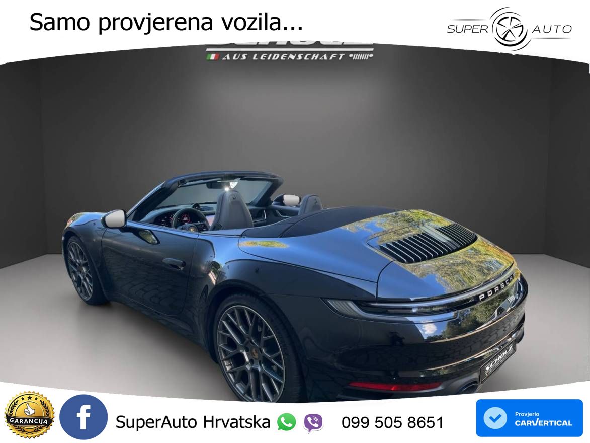 Porsche 911 Carrera 4 Cabriolet 3.0 (385 KS) PDK LED+GR SJED+ACC