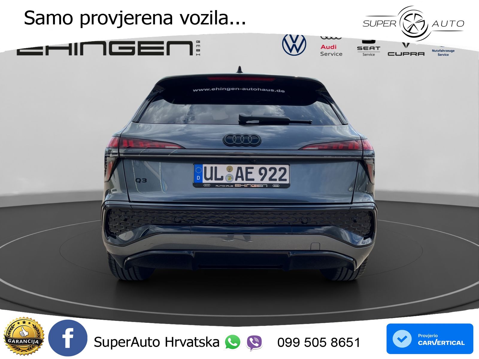 Audi Q3 1.5 TFSI (150 KS) S tronic S line LED+GR SJED+ACC