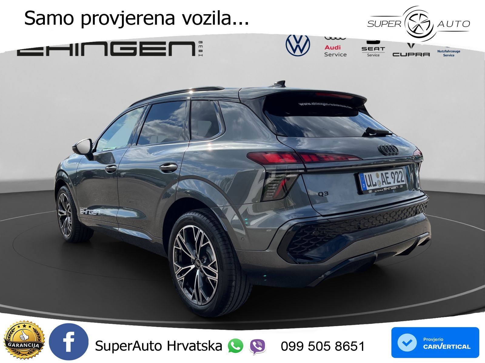 Audi Q3 1.5 TFSI (150 KS) S tronic S line LED+GR SJED+ACC