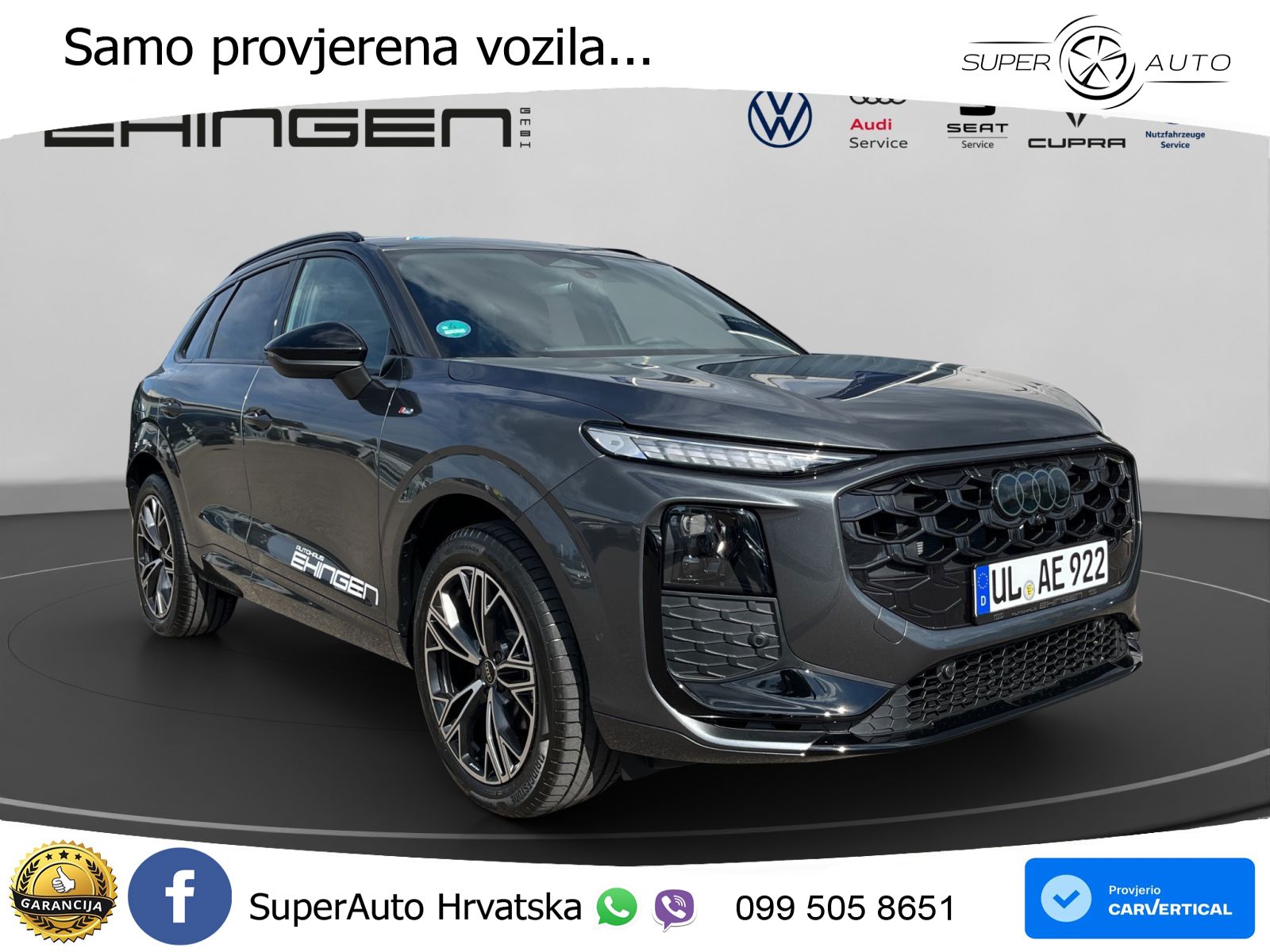 Audi Q3 1.5 TFSI (150 KS) S tronic S line LED+GR SJED+ACC