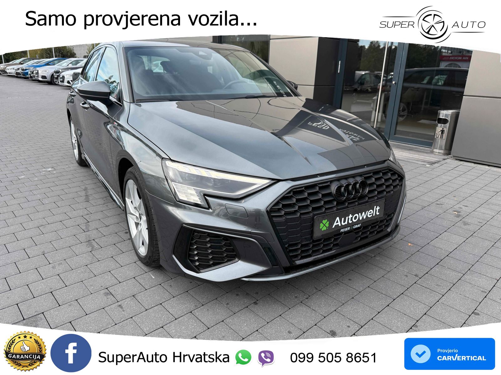 Audi A3 35 TDI (150 KS) S tronic S line MATRIX+GR SJED+KAM