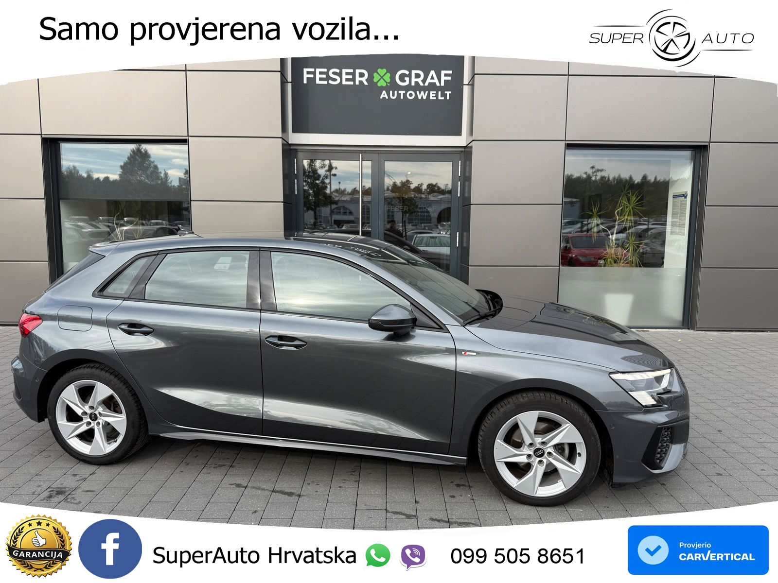 Audi A3 35 TDI (150 KS) S tronic S line MATRIX+GR SJED+KAM